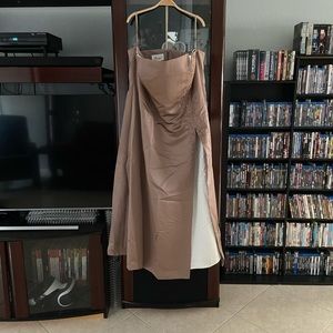 David’s Bridal Michaelangelo Bridesmaid Dress